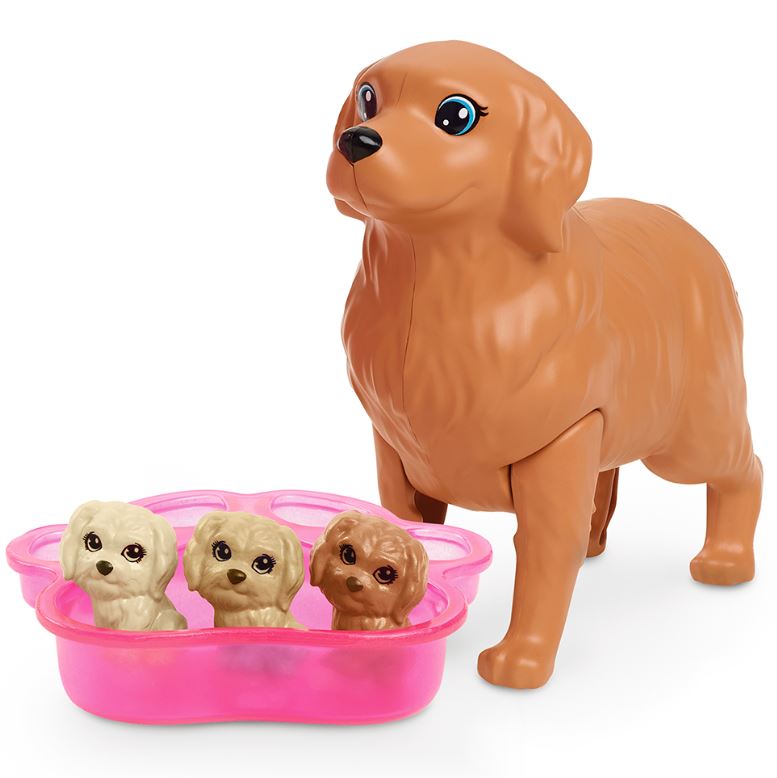 BARBIE ANIMAUX COFFRET DE JEU CHIOTS NOUVEAU NES AVEC POUPEE POUPEES BARBIE ET FIGURINES Barbie et accessoires
